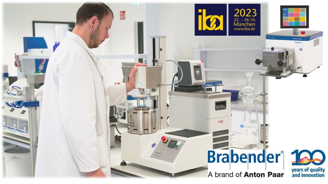 Proven solutions, such as the Amylograph-E, will also be presented by Brabender at the iba trade fair.