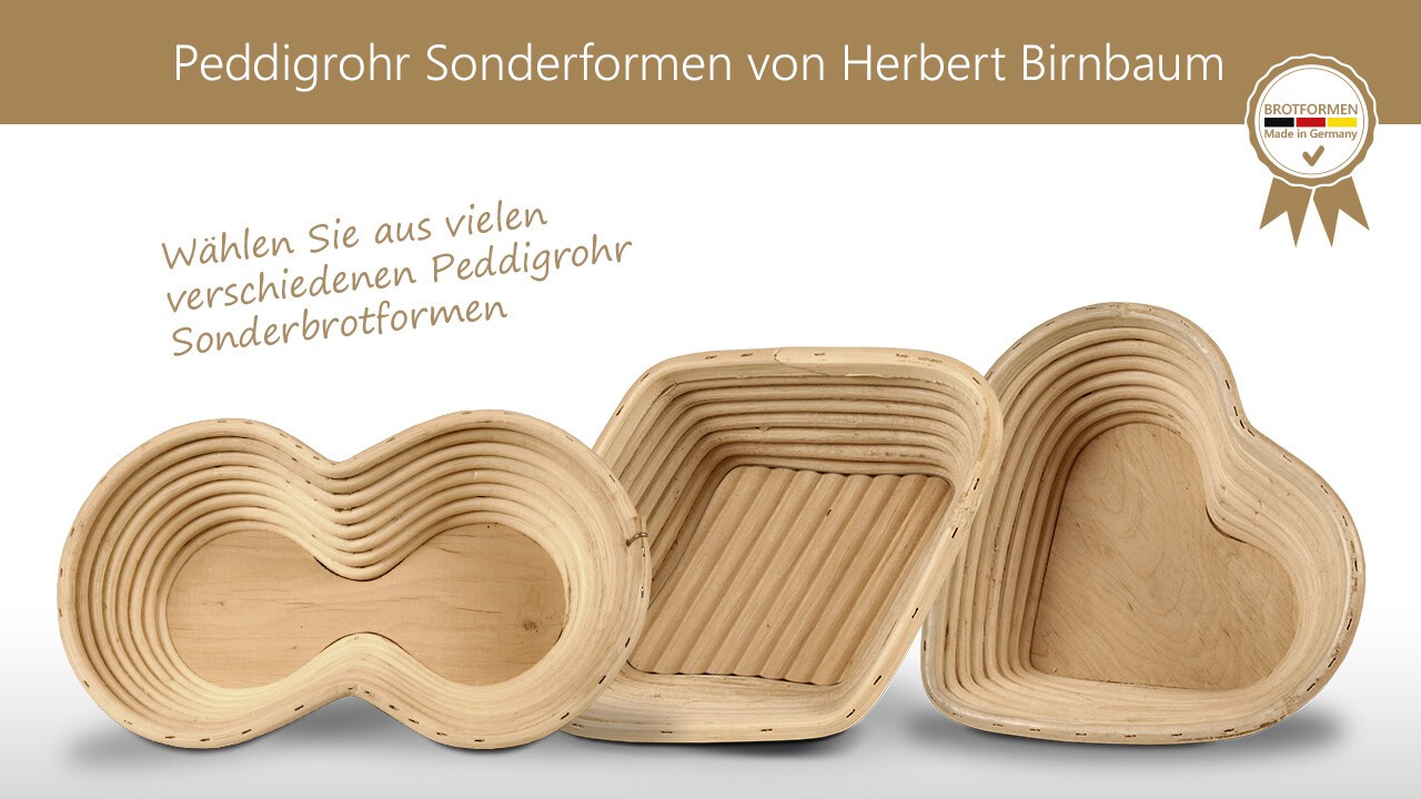 Birnbaum Sonderformen aus Rattan (Peddigrohr)