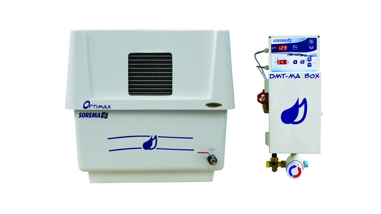 OPTIMAX water cooler with DMT-MA BOX dosing system
