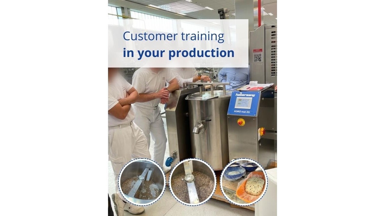 Customer training in your production