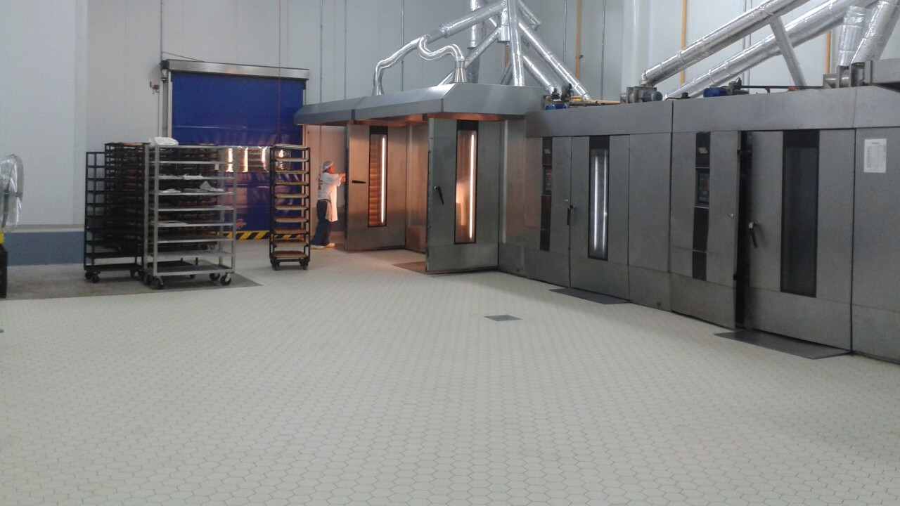 Industrial flooring solutions for bakeries.
