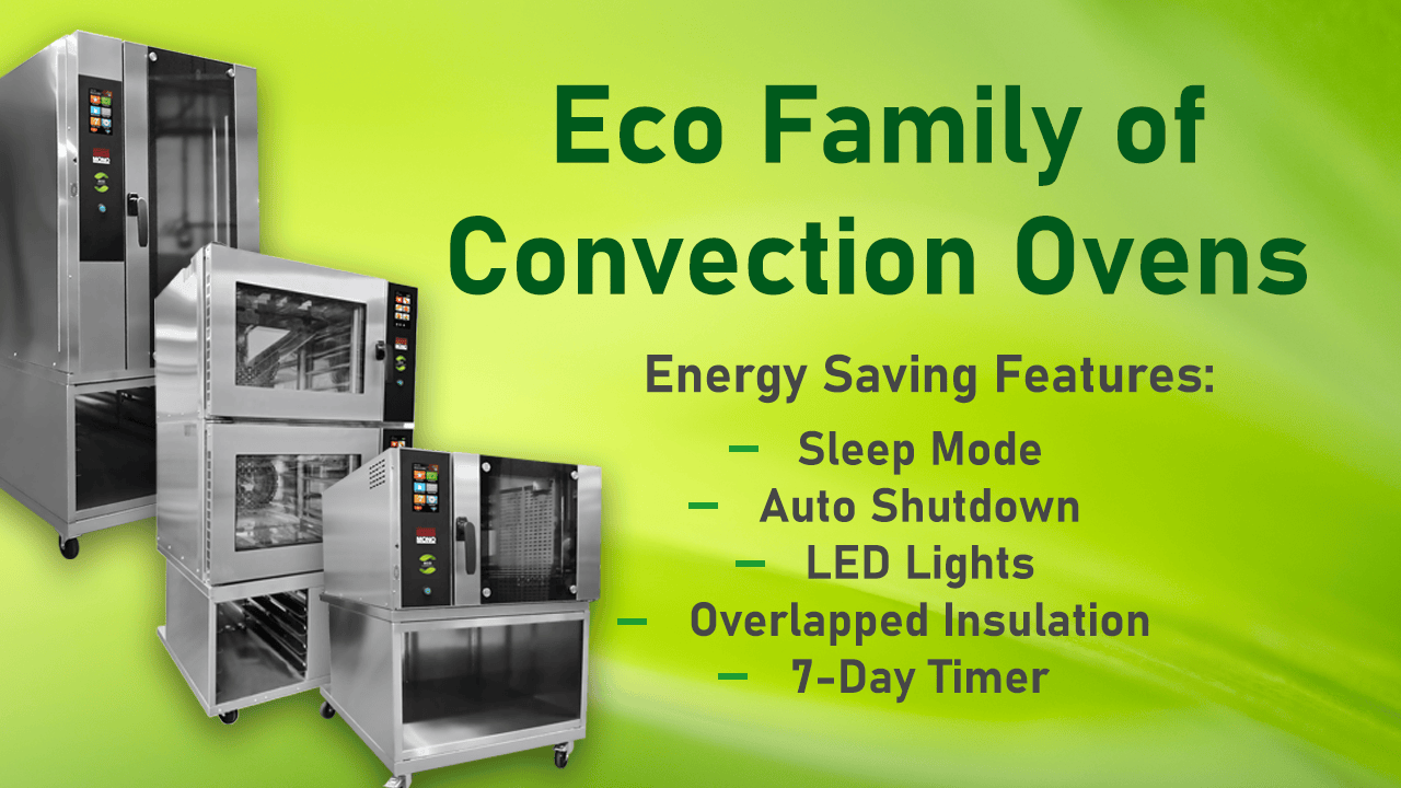 MONO Equipment's NEW energy saving family of Eco Convection Ovens