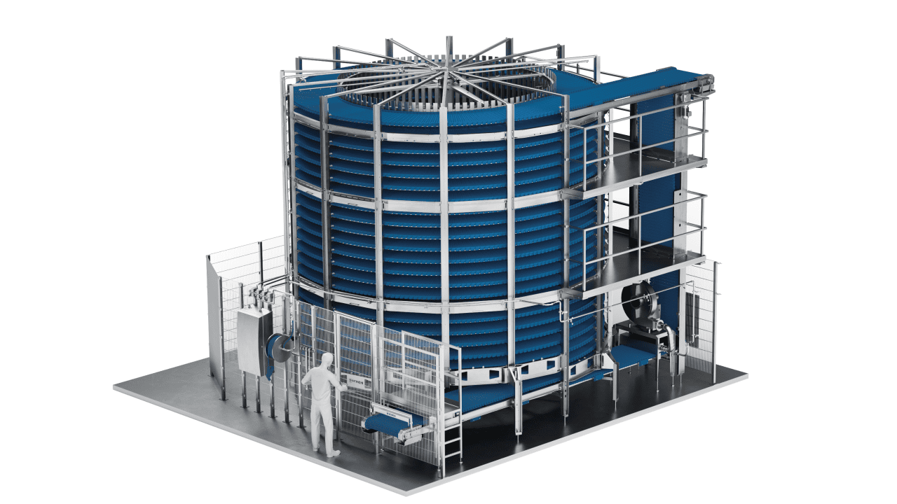 ambicol® - spiral system for conveying and ambient air cooling 