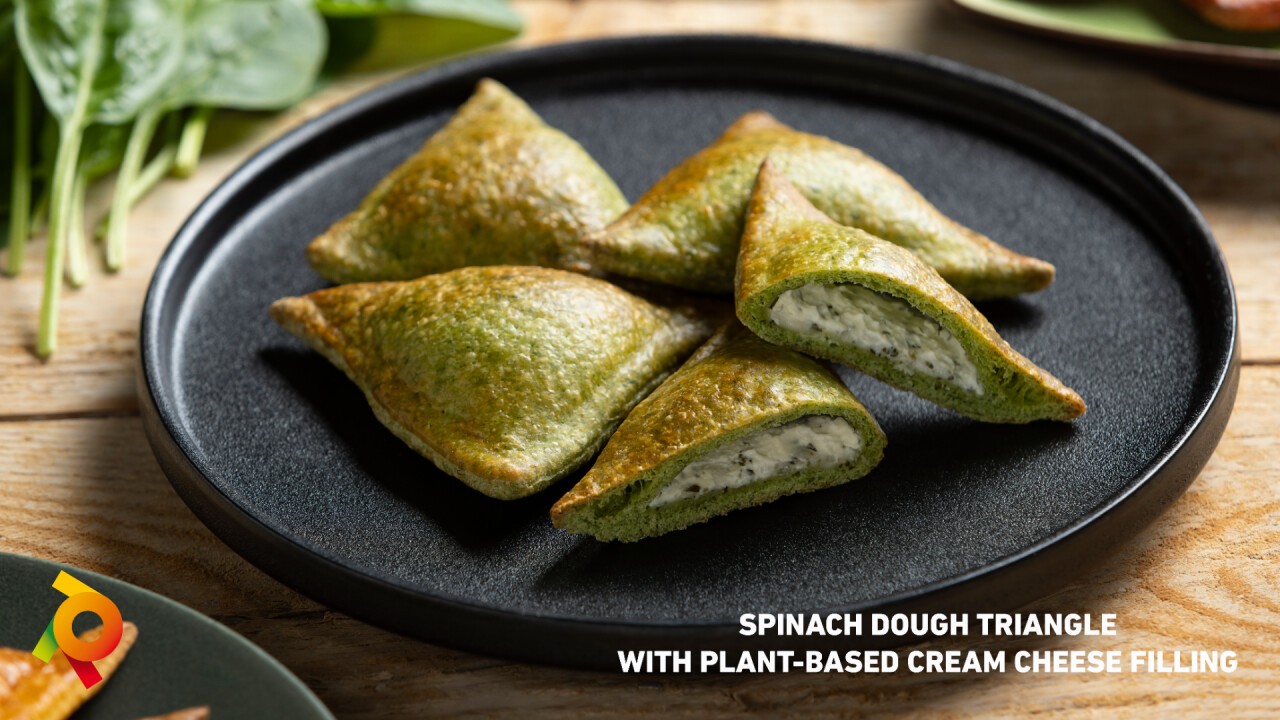 Plant based cream cheese filling