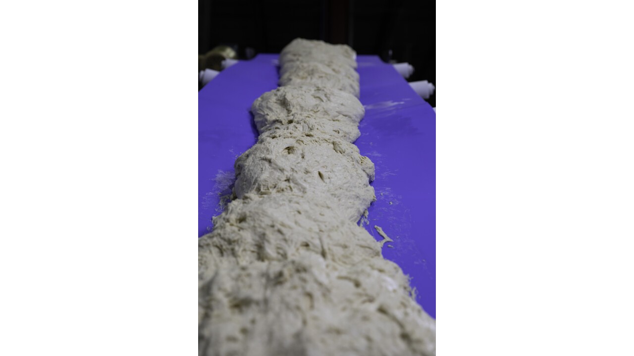Less product buildup yields higher quality dough