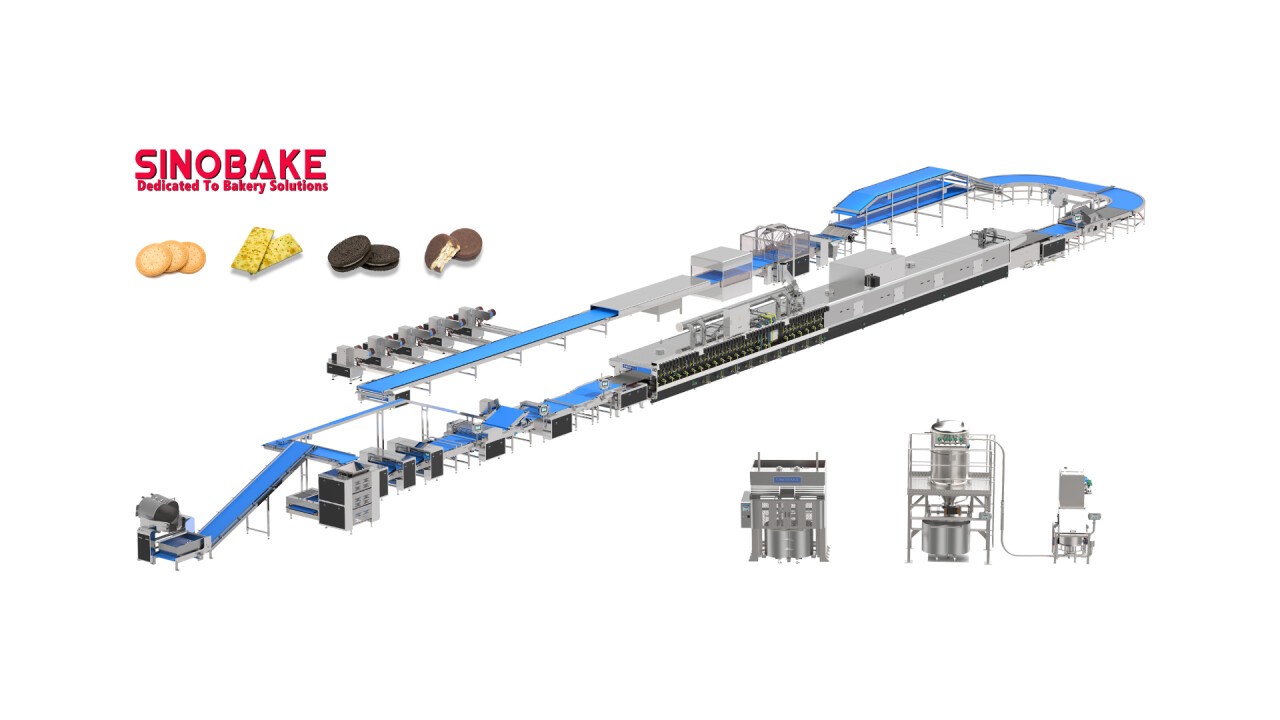 Hard and Soft Biscuit Production Line