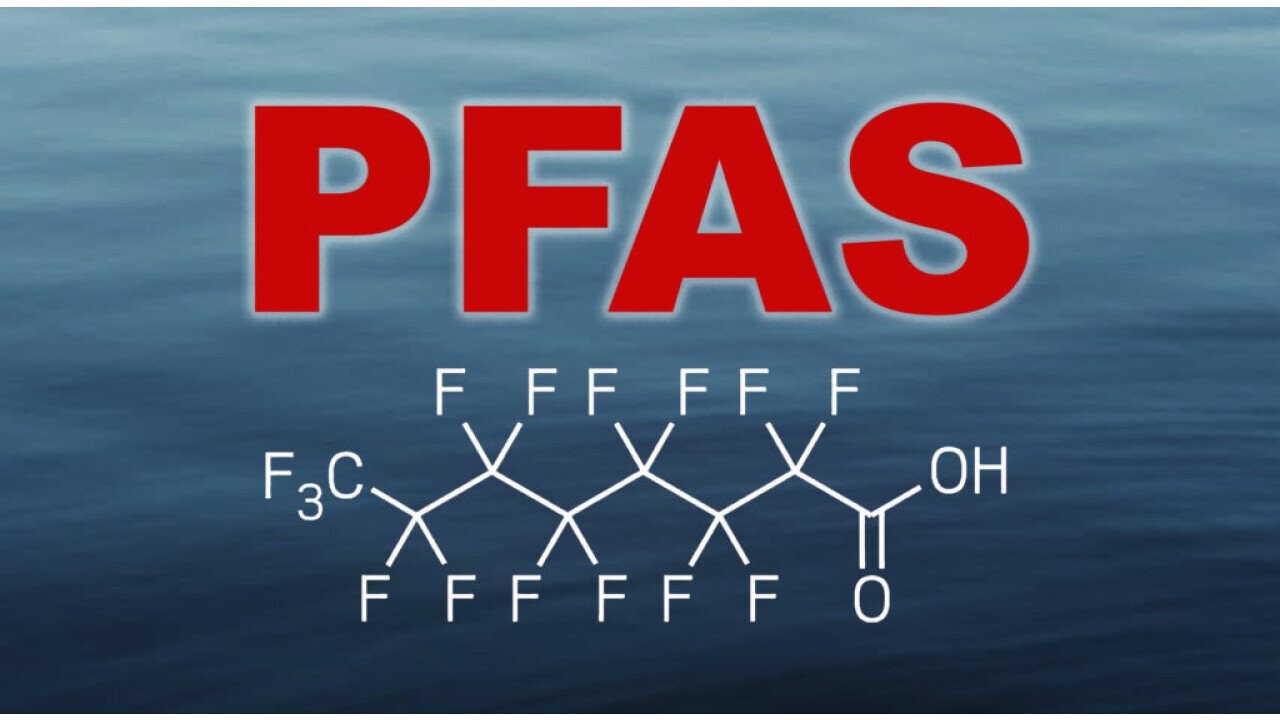 Per- and polyfluoroalkyl substances (PFAS) are aliphatic organic compounds in which the hydrogen atoms on the carbon skeleton of at least one carbon atom have been completely replaced by fluorine atoms.