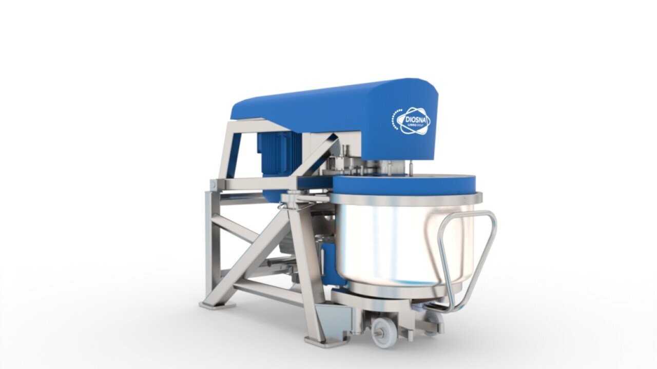 DIOSNA Hygienic Design Wendel Mixer with removable bowl