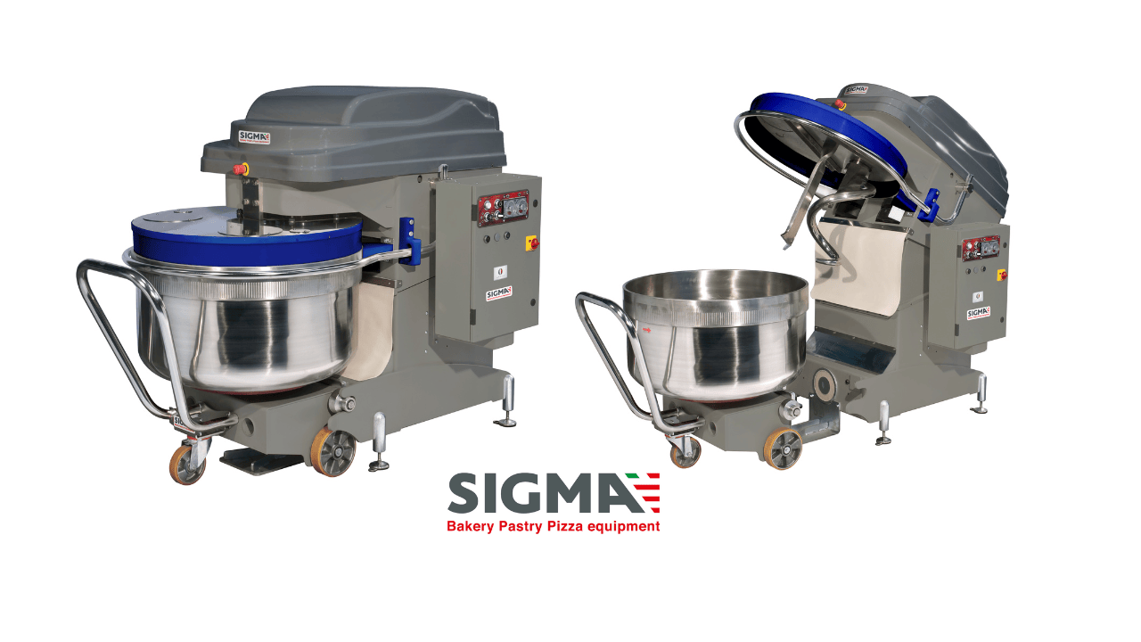 Sigma Spiral mixers with removable bowl