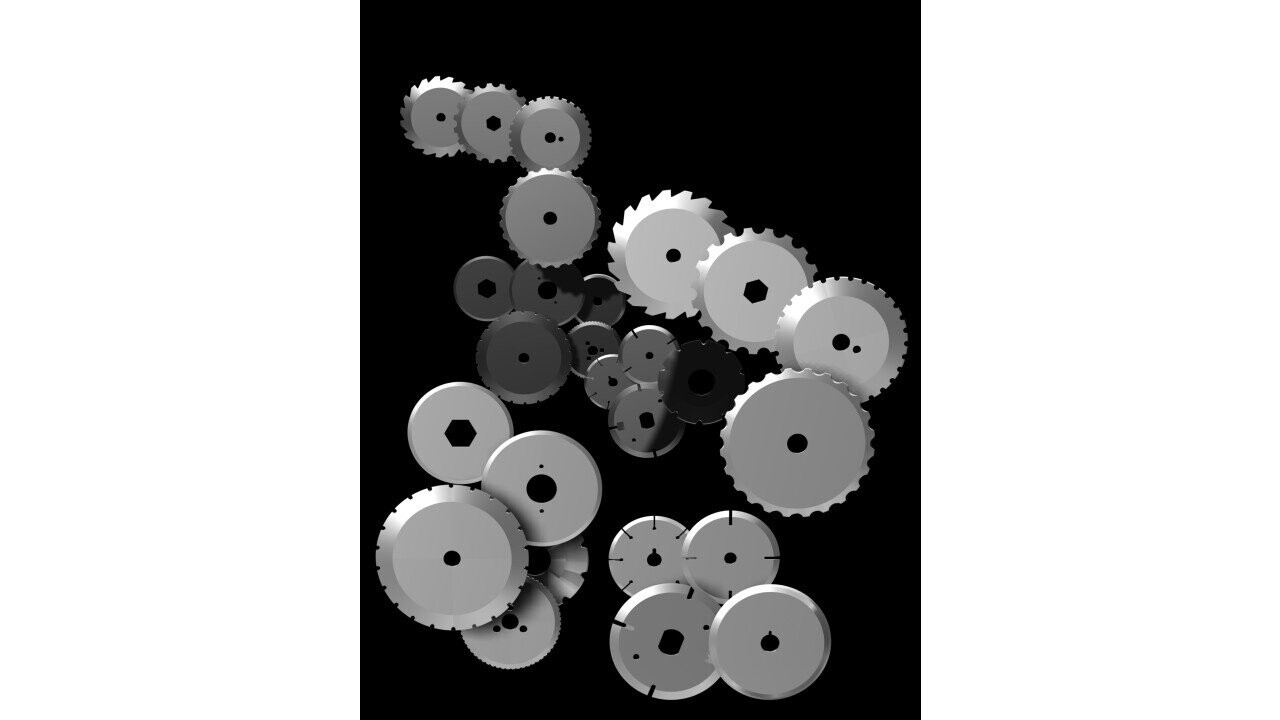  Circular blades with a diameter of 50mm up to 750mm in a variety of designs