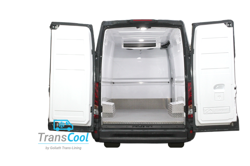 Frischdienstausbau Trans-Cool macht aus einem Lieferwagen ein Kühlfahrzeug