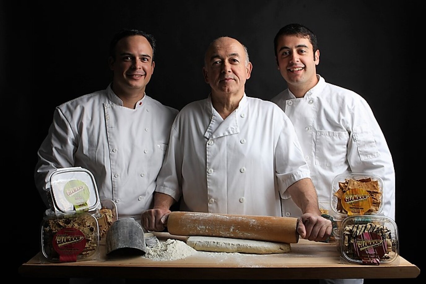 Pasquale Zappia and his sons, Patrick and Adriano.