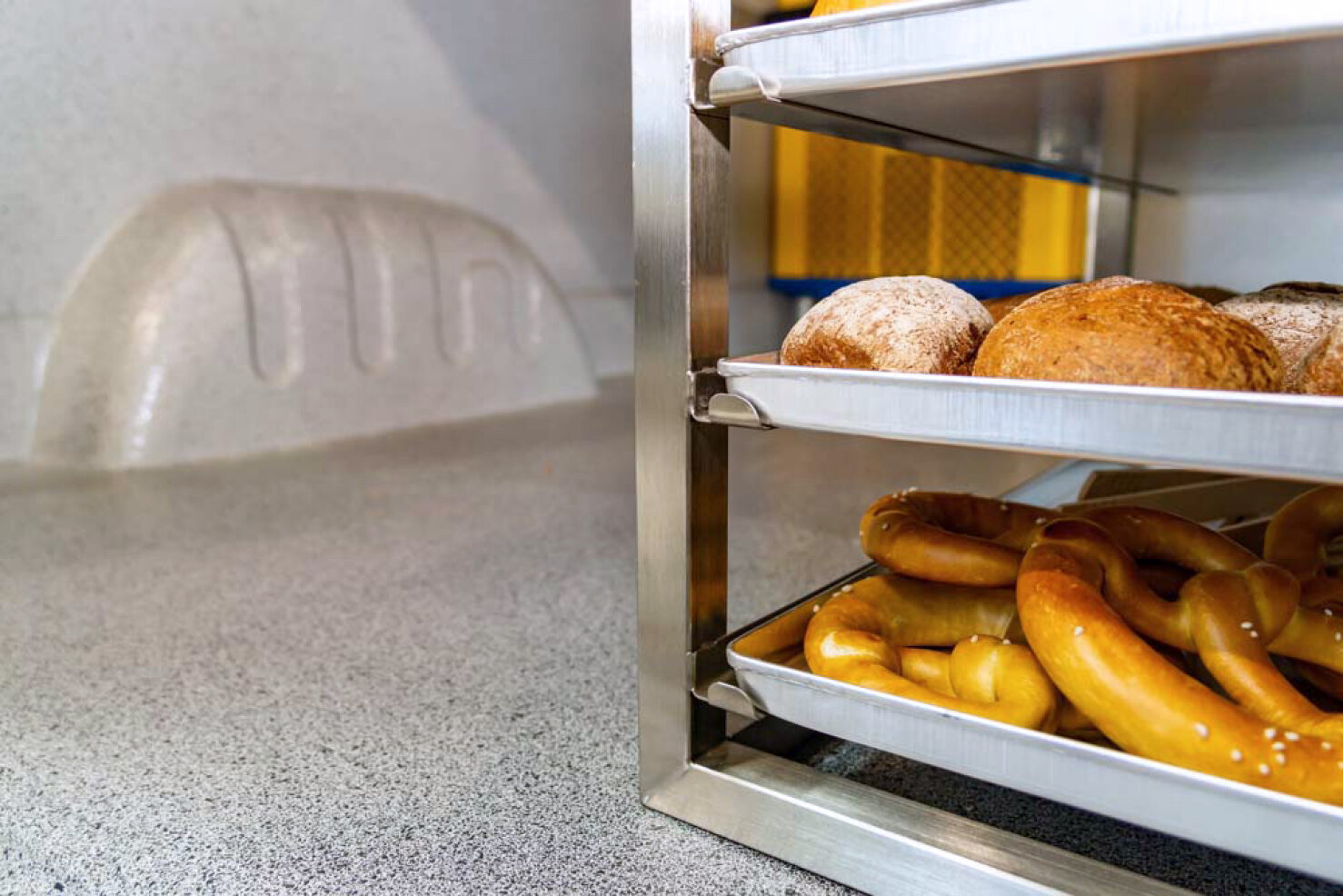 B&auml;ckerei-Lieferwagen mit Hygieneausbau Trans-Clean&reg; und Stikken